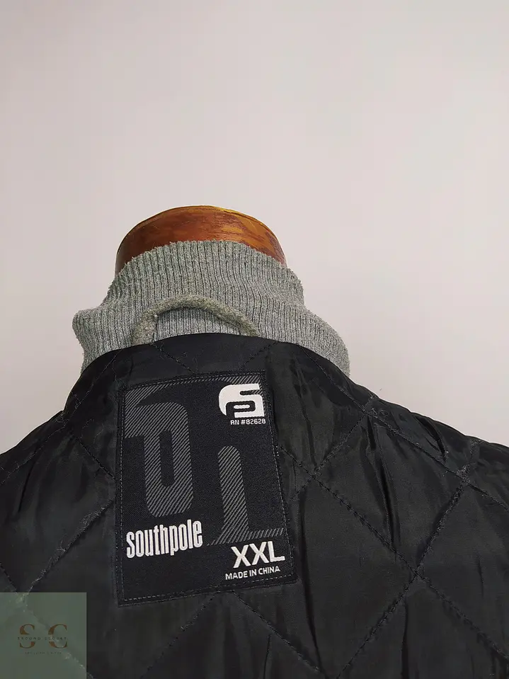 Chaquetón Acolchado Gris Utilitario Southpole Talla XXL 11