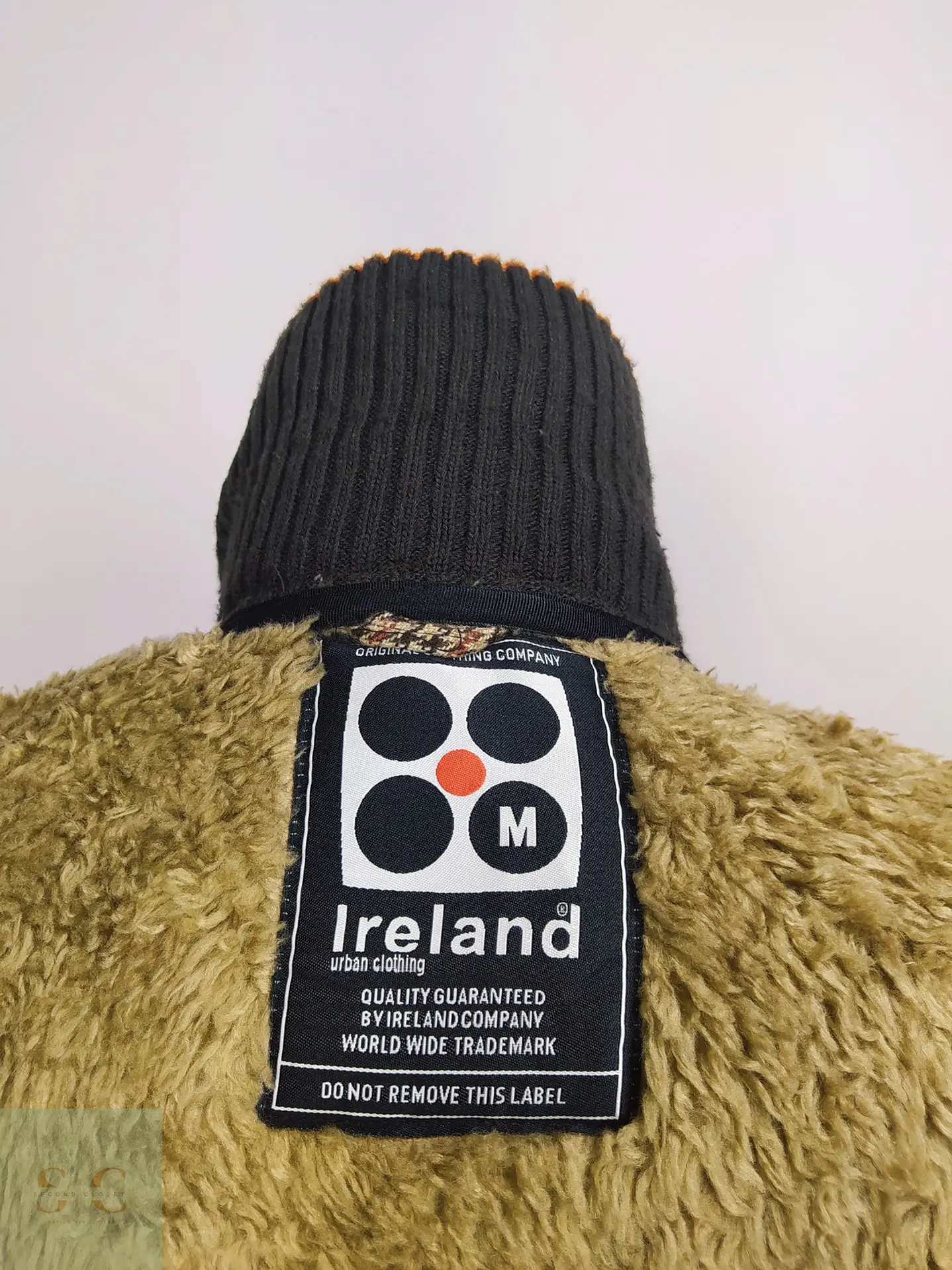Chaqueta Ireland de Mezcla de Lana Cuadros Glen Plaid y Chiporro Talla M 12
