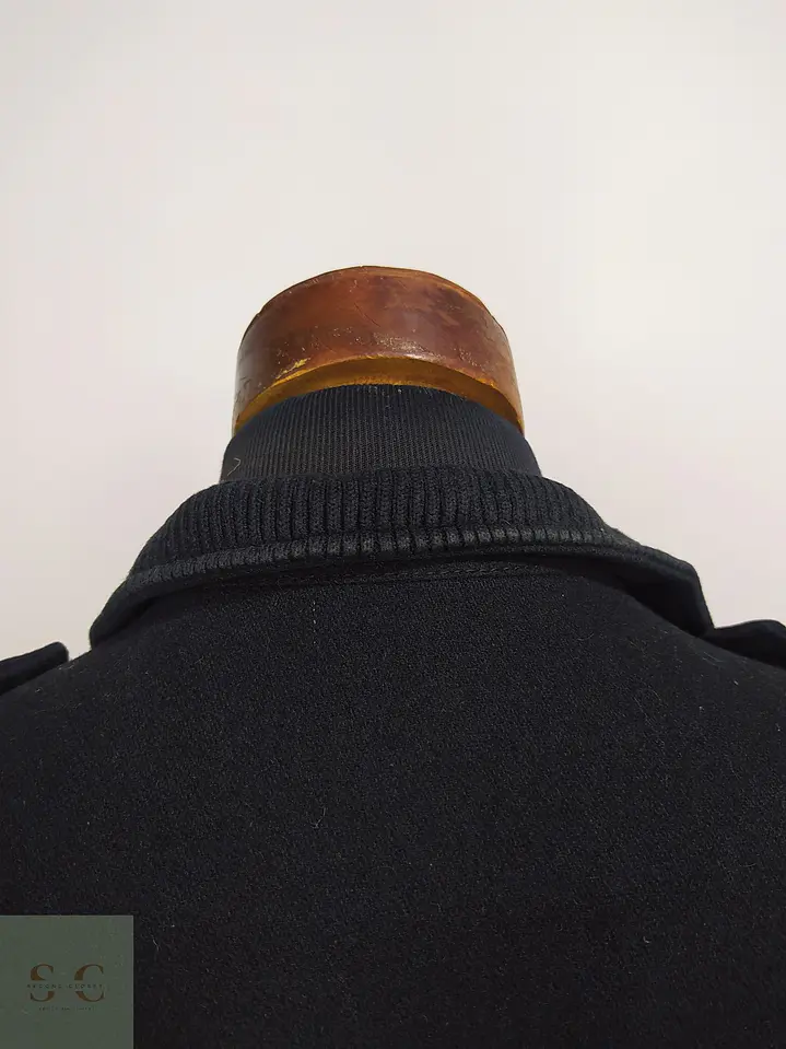 Chaqueta Utilitaria de Mezcla de Lana Negra con Forro Acolchado Merona Talla M 10