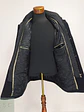 Abrigo Pierre Cardin París Negro con Pechera Acolchada Talla XL - Miniatura 6