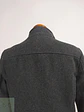 Abrigo Corto en Mezcla de Lana Gris Plomo con Cuello Alto Talla S - Miniatura 8