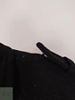 Abrigo de Mezcla de Lana Negro con Pechera Interna Angelo Litrico Talla L - Miniatura 6