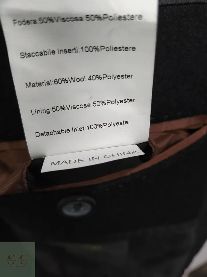 Abrigo Negro con Pechera Desmontable Milestone Talla M 7