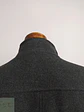 Abrigo Corto en Mezcla de Lana Gris Plomo con Cuello Alto Talla S - Miniatura 9