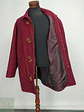 Abrigo Montgomery Burdeos en Mezcla de Lana North Pole Talla XXL - Miniatura 8