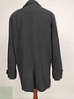 Abrigo de Lana Gris Plomo Basefield con Inserto de Cuello Alto Talla ML - Miniatura 7