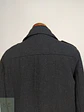 Abrigo de Lana Gris Plomo Basefield con Inserto de Cuello Alto Talla ML - Miniatura 8