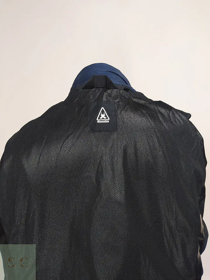 Abrigo Marinero de Lana Azul Gaastra con Pechera Acolchada Talla XXL 12