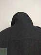 Abrigo de Lana Gris Plomo Basefield con Inserto de Cuello Alto Talla ML - Miniatura 9
