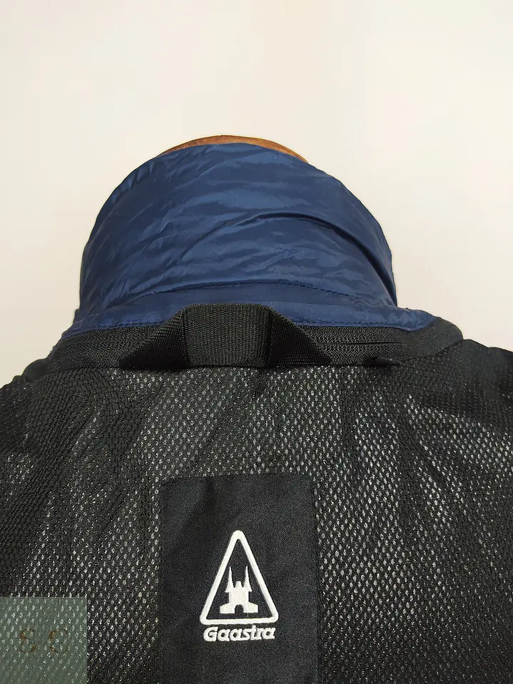 Abrigo Marinero de Lana Azul Gaastra con Pechera Acolchada Talla XXL 13