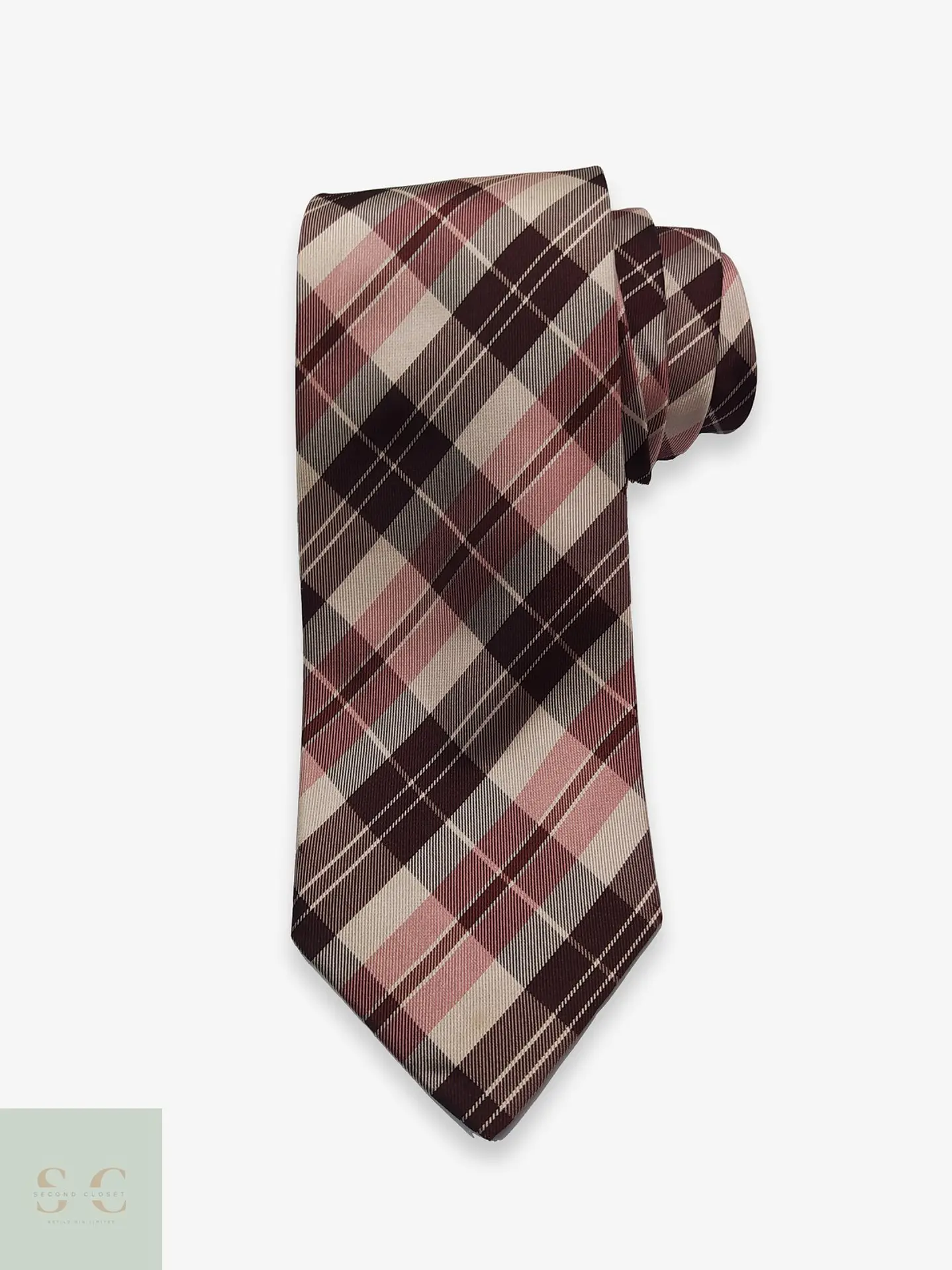 Corbata de Seda a Cuadros Tartán Theo Kölln Made in Italy 1