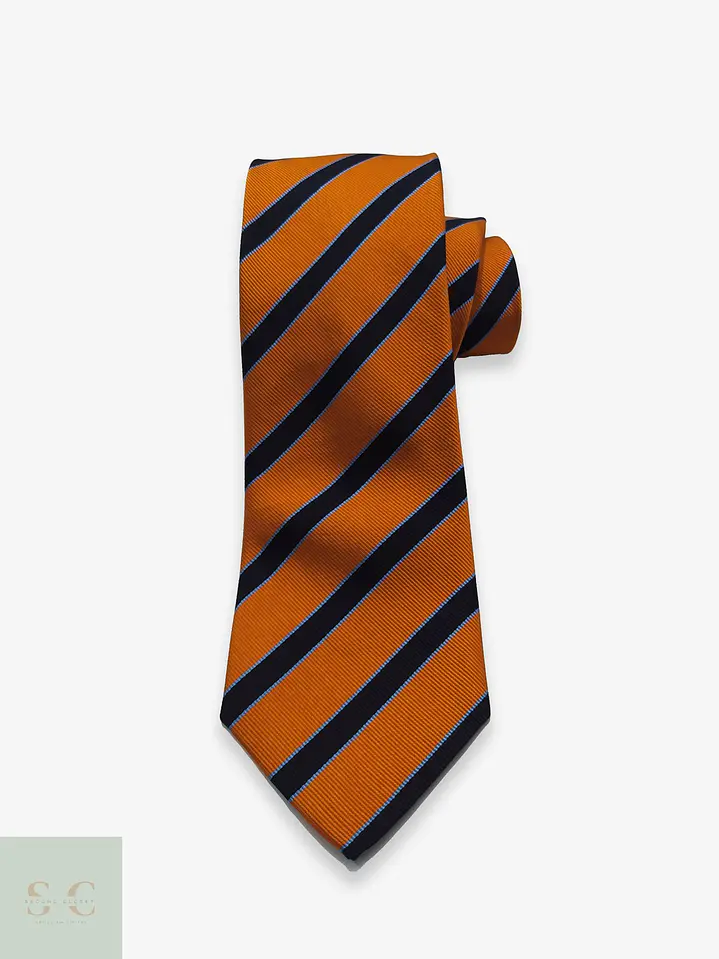 Corbata de Seda a Rayas Regimental A. Christensen 1