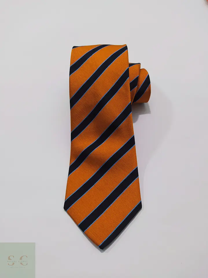 Corbata de Seda a Rayas Regimental A. Christensen 2