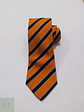 Corbata de Seda a Rayas Regimental A. Christensen - Miniatura 2