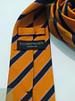 Corbata de Seda a Rayas Regimental A. Christensen - Miniatura 3