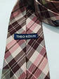 Corbata de Seda a Cuadros Tartán Theo Kölln Made in Italy - Miniatura 3