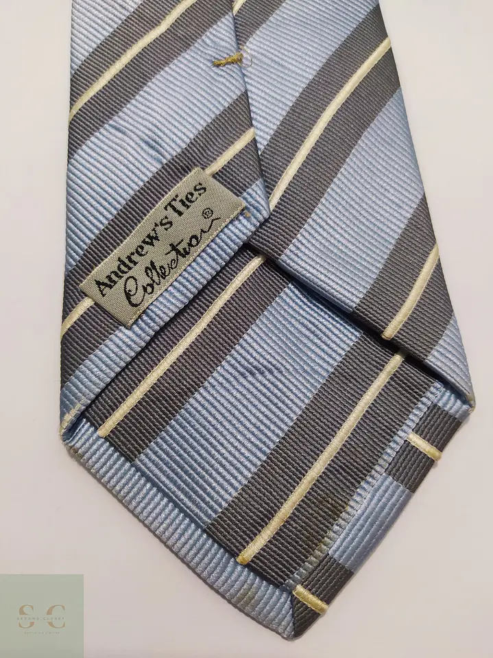 Corbata de Seda a Rayas Regimental Andrew's Ties Collection 4