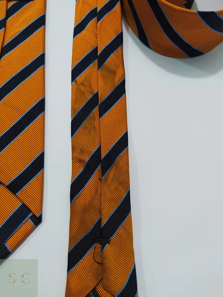 Corbata de Seda a Rayas Regimental A. Christensen 5