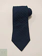 Corbata de Seda Texturizada Jacquard Azul Marino Engbers - Miniatura 2