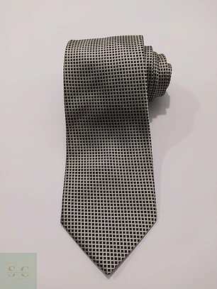 Corbata de Seda Micropatrón Geométrico Sarpi Milano