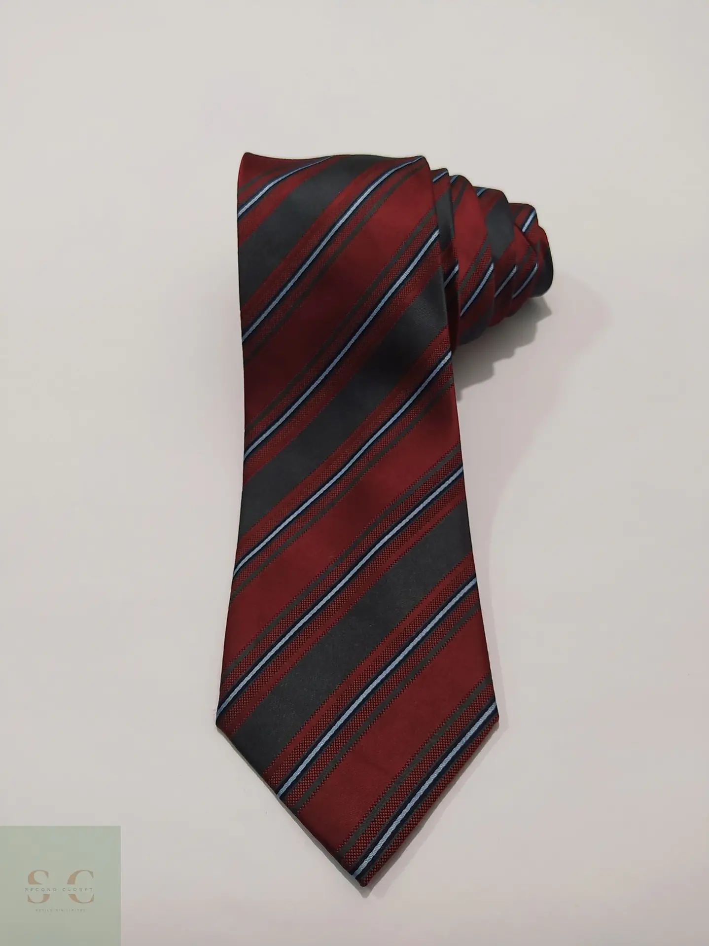 Corbata de Seda a Rayas Regimental McEarl Original 2