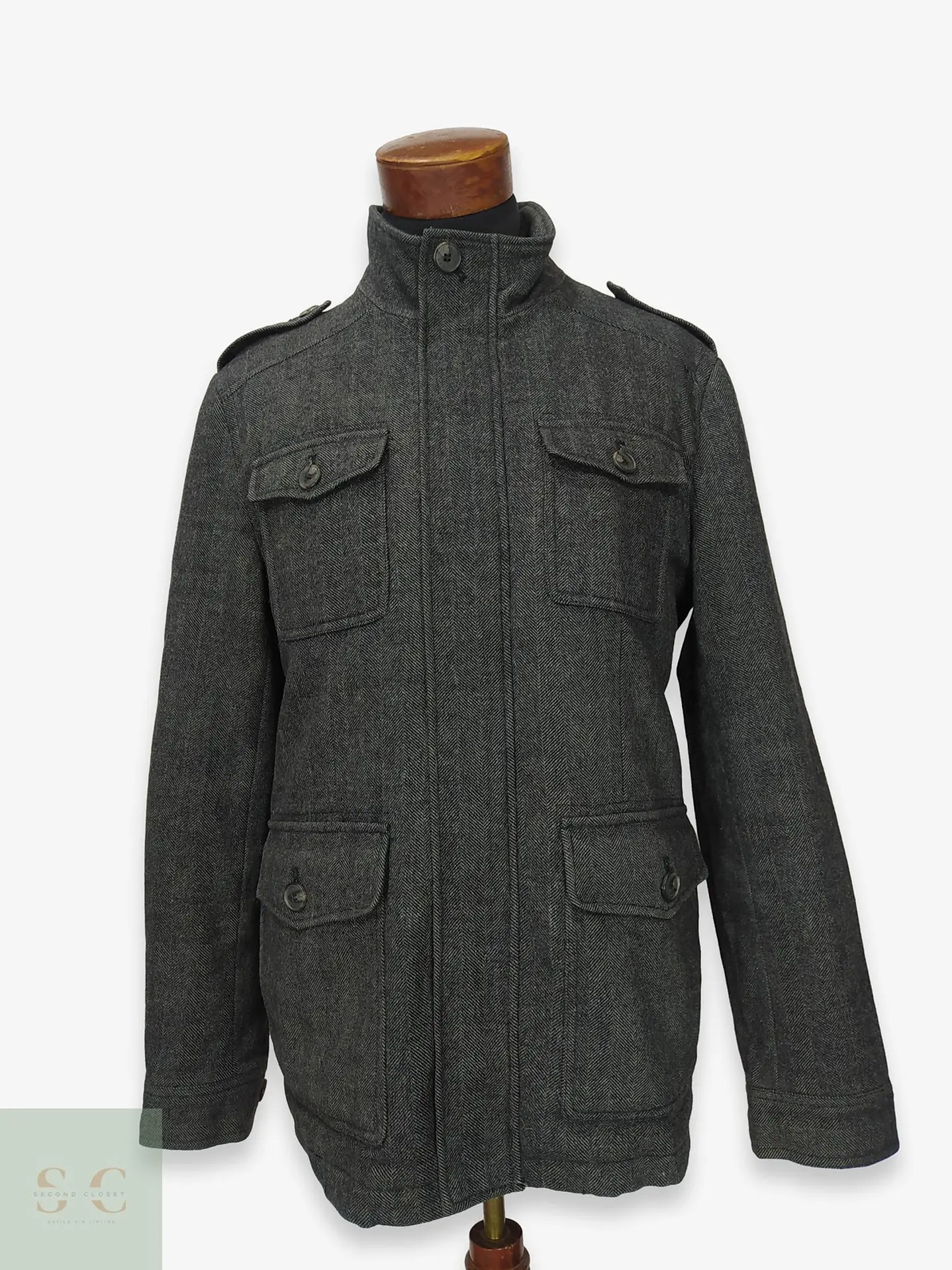 Chaqueta Field Style de Mezcla de Lana Espiga Dockers Talla ML 1