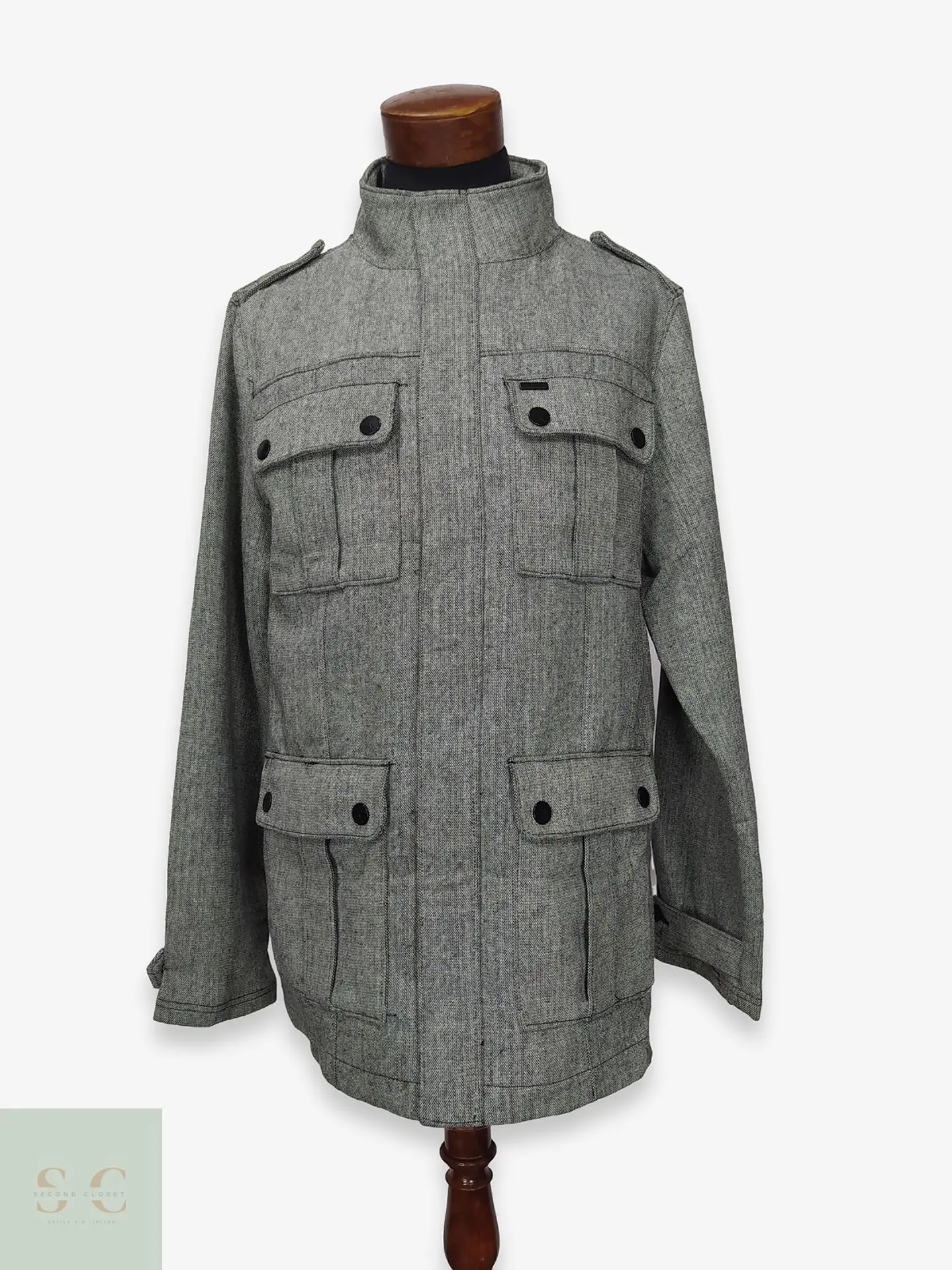 Chaqueta Utilitaria de Algodón Texturizado Empyre Talla 49 1