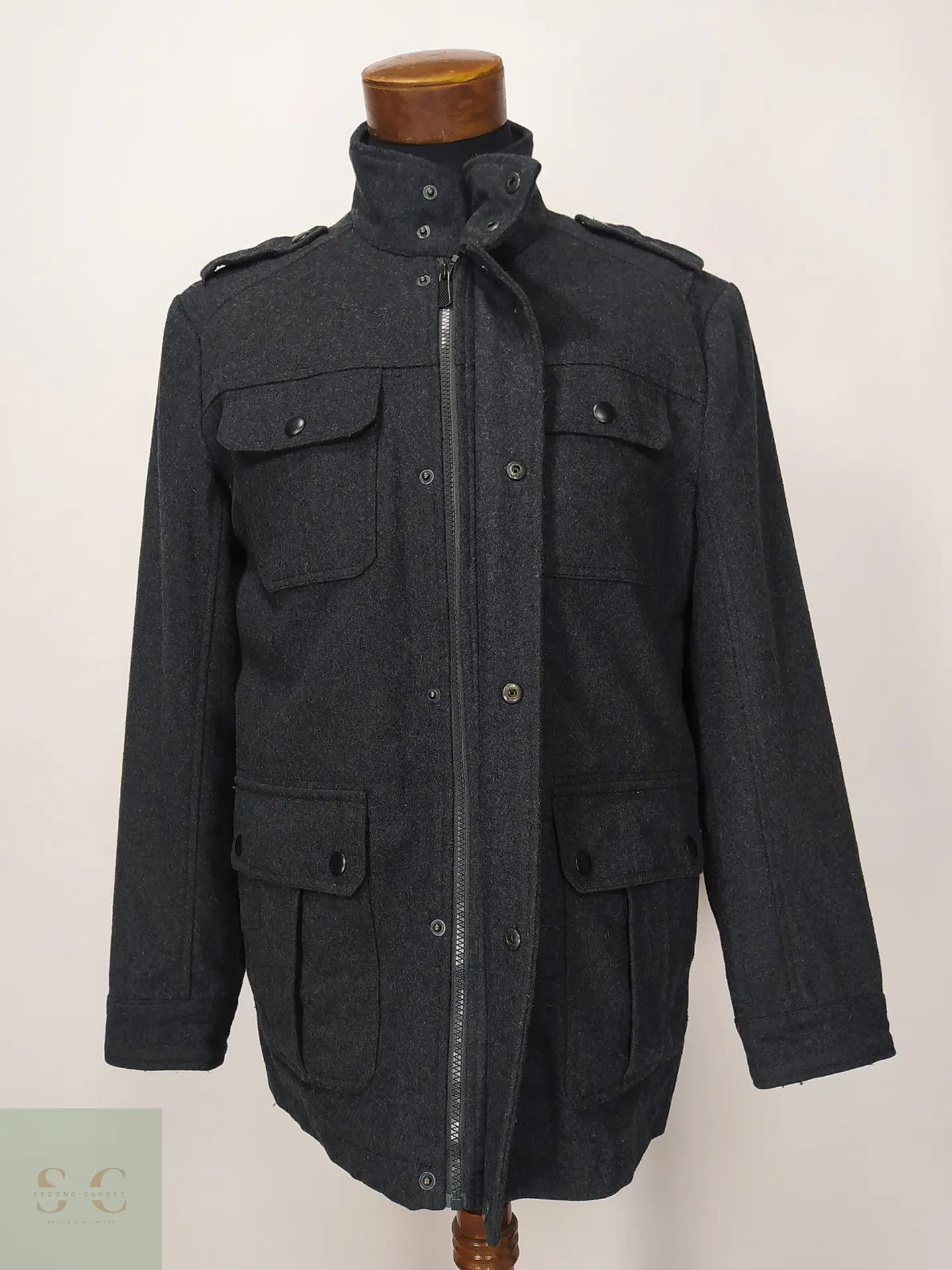 Chaquetón Field de Mezcla de Lana Acolchado Apt. 9 Talla L 3