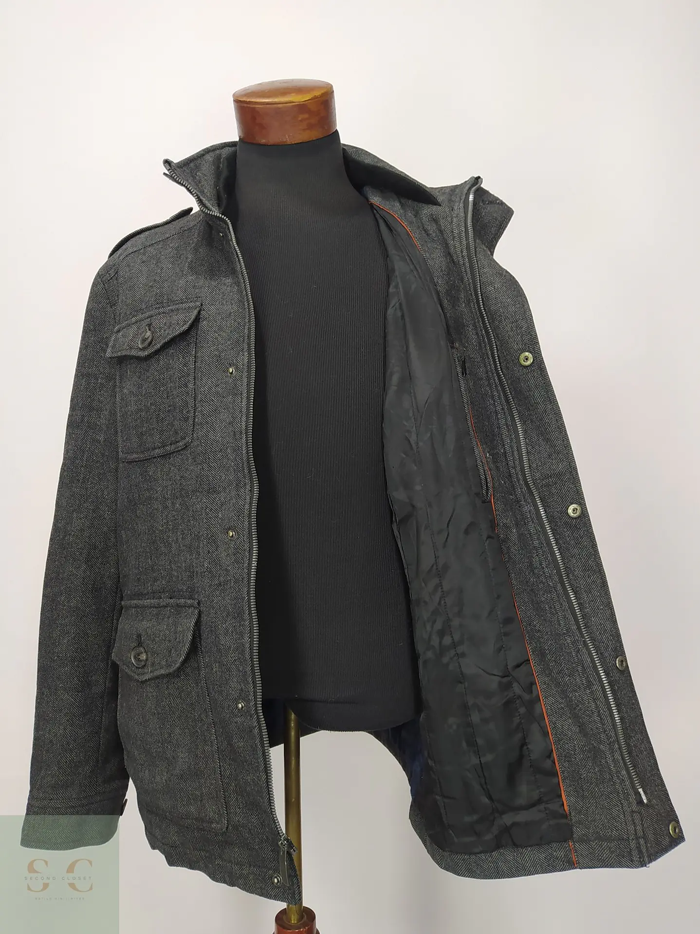 Chaqueta Field Style de Mezcla de Lana Espiga Dockers Talla ML 6
