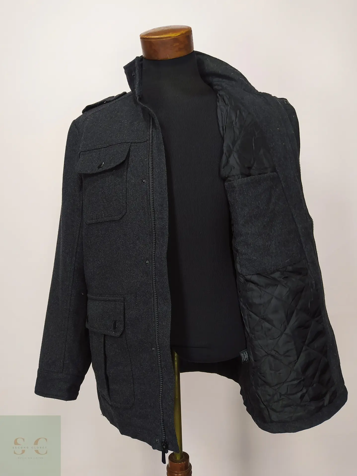 Chaquetón Field de Mezcla de Lana Acolchado Apt. 9 Talla L 4