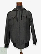 Chaqueta Bomber con Capucha en Tejido Espiga YAGO Talla L - Miniatura 1