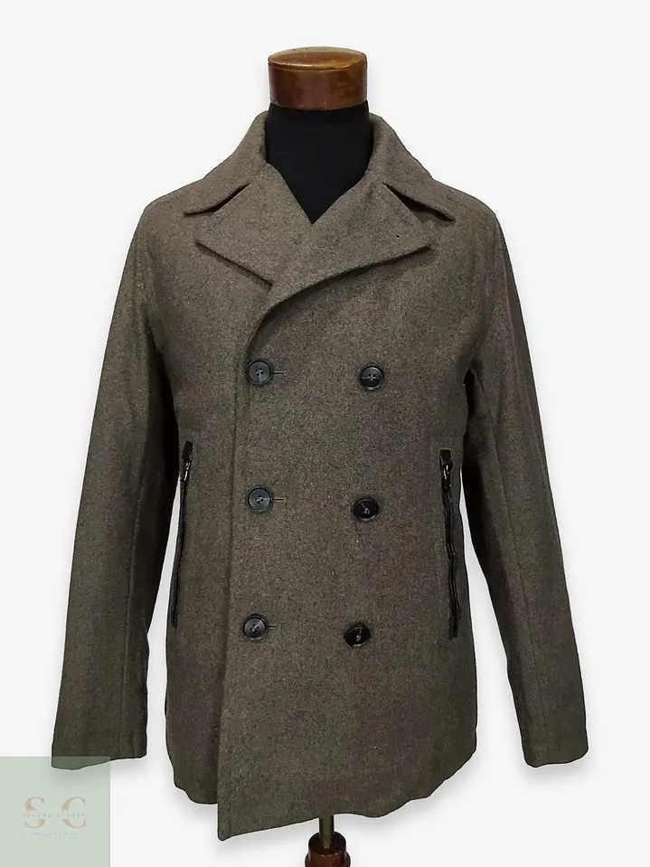 Abrigo Peacoat Cruzado de Lana Blend Michael Kors Talla SM 1