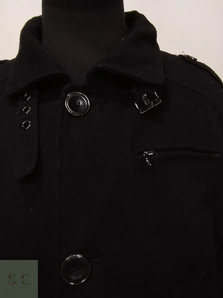 Abrigo Corto Estilo Militar con Cuello Ajustable Sean John Talla L 5