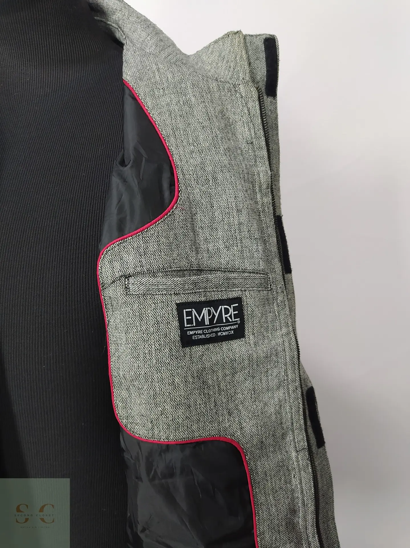 Chaqueta Utilitaria de Algodón Texturizado Empyre Talla 49 8