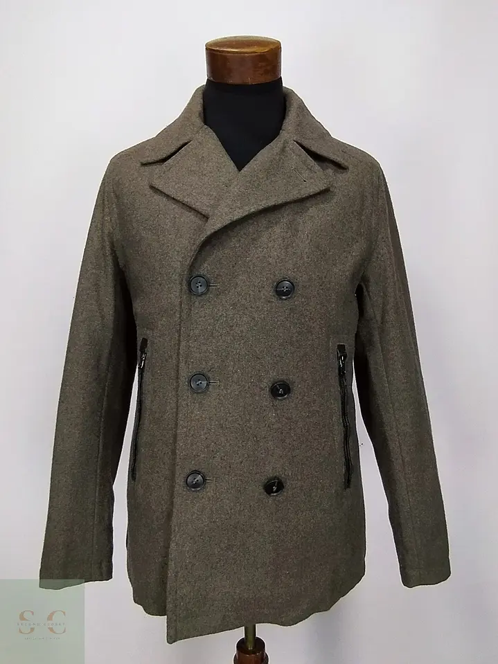 Abrigo Peacoat Cruzado de Lana Blend Michael Kors Talla SM 2