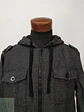 Chaqueta Bomber con Capucha en Tejido Espiga YAGO Talla L - Miniatura 3