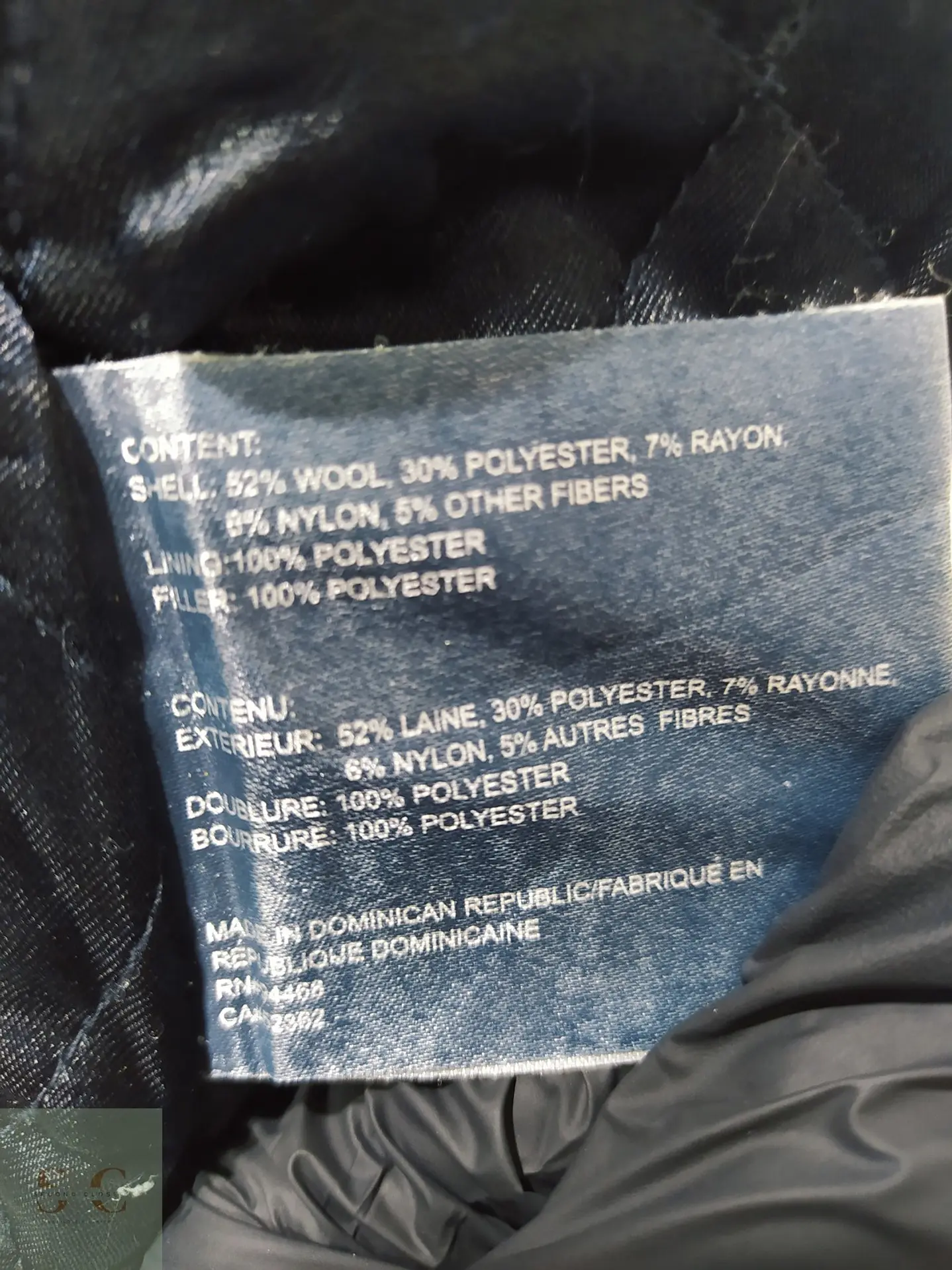 Abrigo Marinero Pea Coat de Mezcla de Lana Nautica Talla M 7