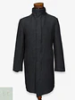 Abrigo Largo Plomo Estructurado con Cuello Alto Zara Talla SM - Miniatura 1