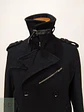 Abrigo Cruzado Peacoat Estilo Militar de Mezcla de Lana Diesel Talla L - Miniatura 3