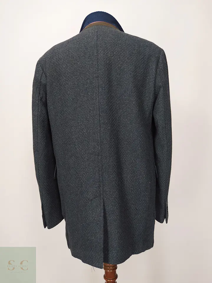 Abrigo Cruzado de Lana Texturizada Gutteridge Dal 1878 Talla 43 8