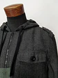 Chaqueta Bomber con Capucha en Tejido Espiga YAGO Talla L - Miniatura 4