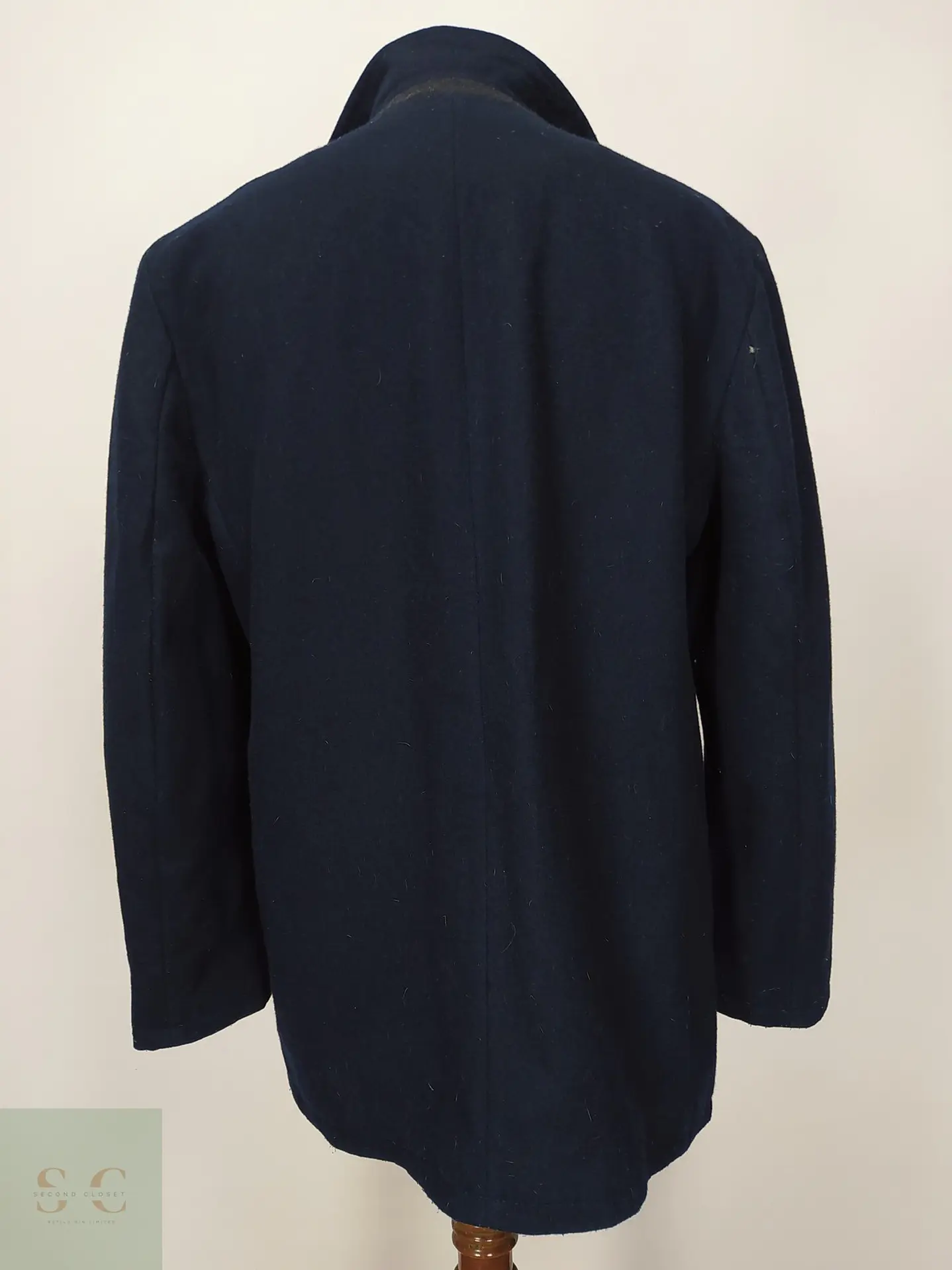 Abrigo Marinero Pea Coat de Mezcla de Lana Nautica Talla M 8