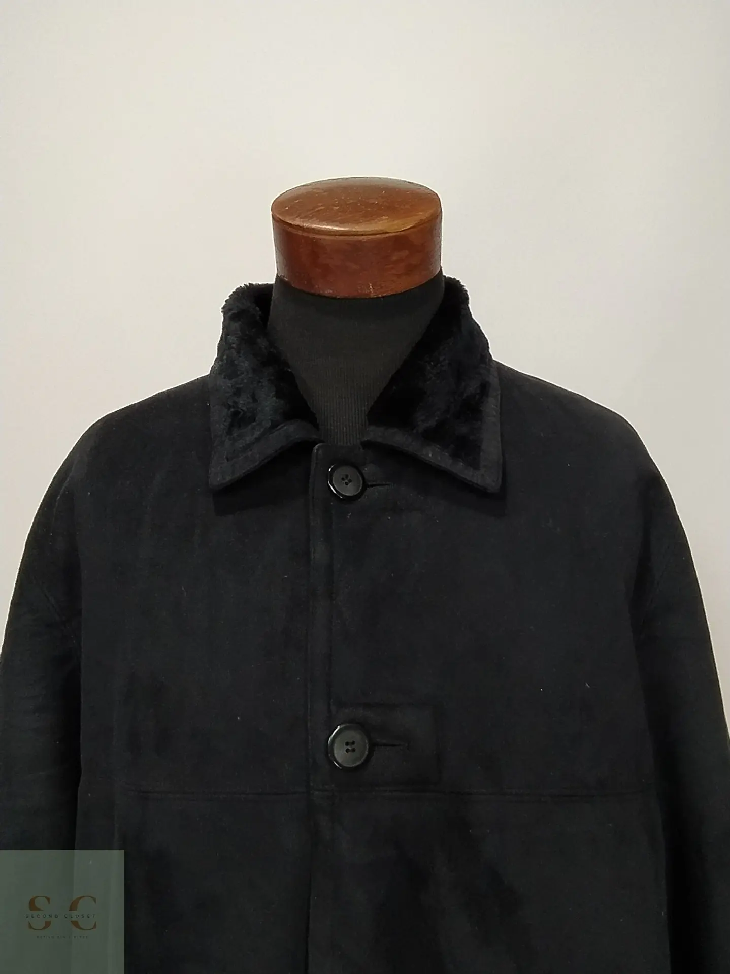 Chaquetón Estilo Shearling de Gamuza Sintética Milestone Talla XXL 3