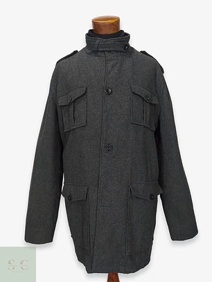 Chaquetón Estilo Utility Field Jacket Plomo Man's World Casual Talla 55
