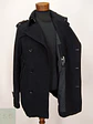 Abrigo Cruzado Peacoat Estilo Militar de Mezcla de Lana Diesel Talla L - Miniatura 5