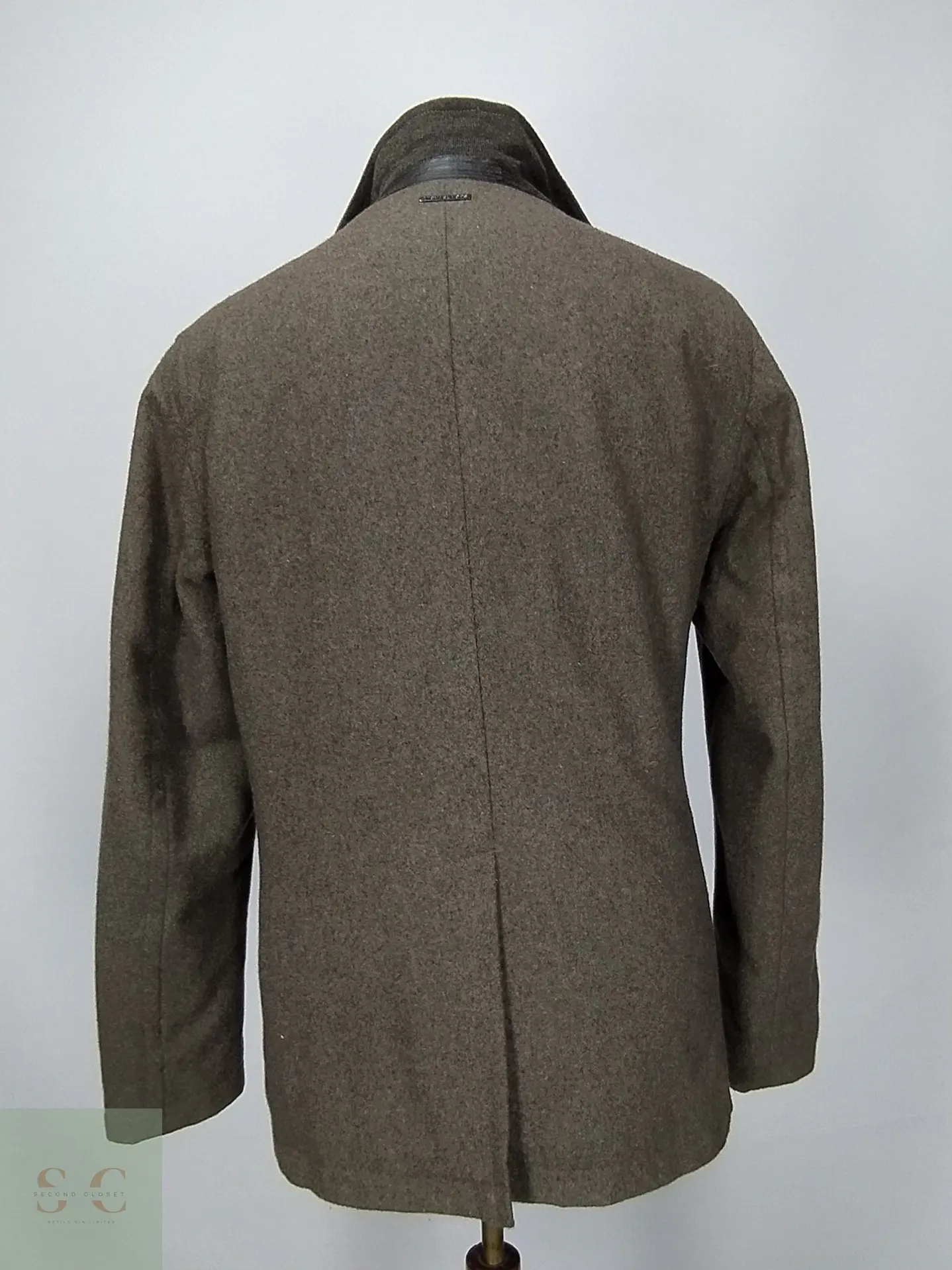 Abrigo Peacoat Cruzado de Lana Blend Michael Kors Talla SM 7