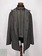 Abrigo 3/4 con Doble Cuello y Mezcla de Lana Joseph Abboud Talla 55 - Miniatura 3