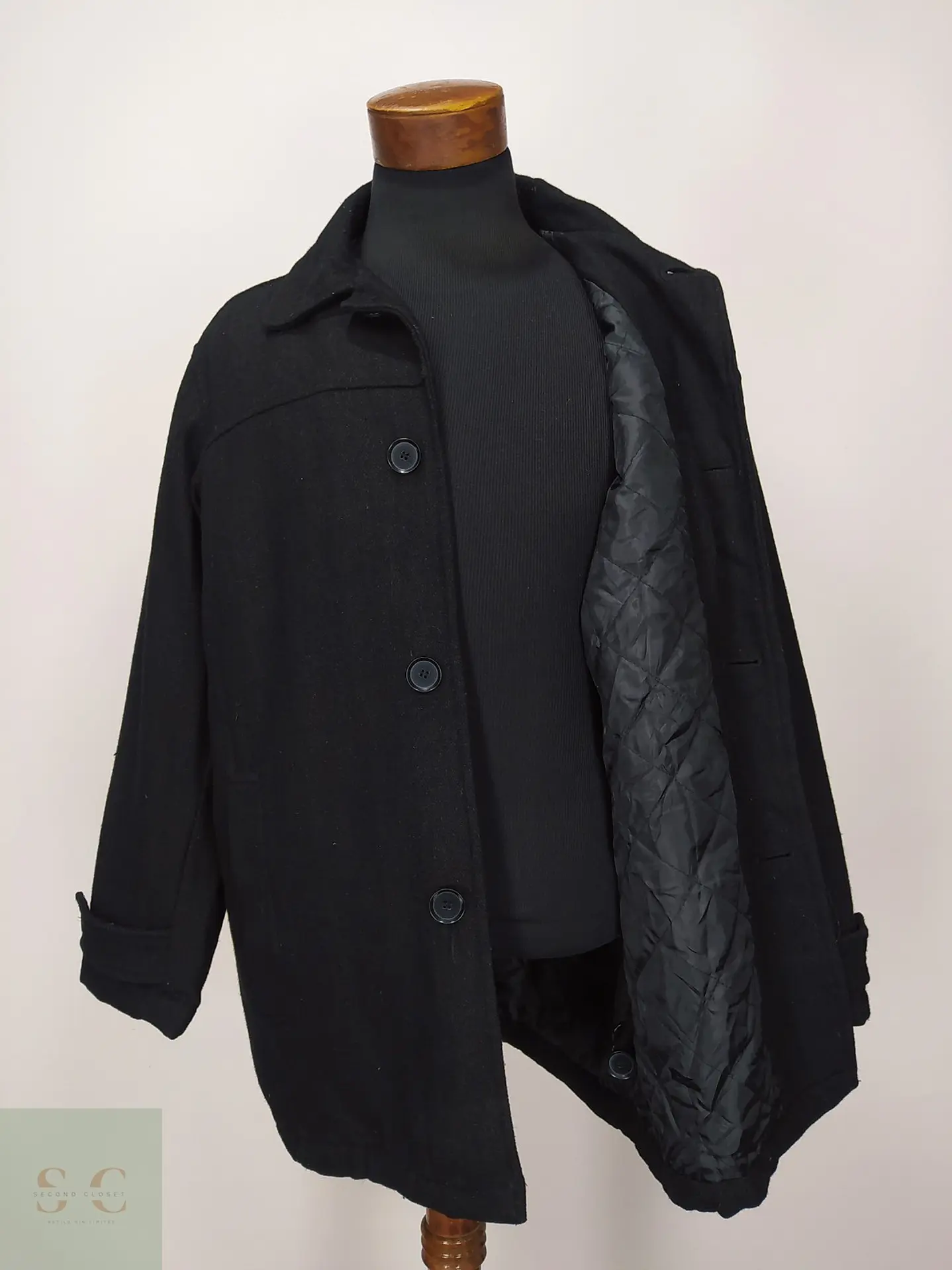 Abrigo Estilo Car Coat Acolchado Steve & Barry's Talla 49 5