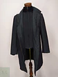 Abrigo Largo Plomo Estructurado con Cuello Alto Zara Talla SM - Miniatura 6