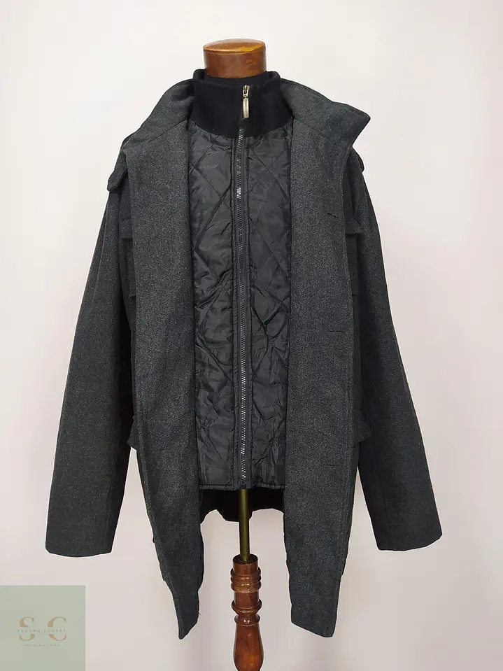 Chaquetón Estilo Utility Field Jacket Plomo Man's World Casual Talla 55 5